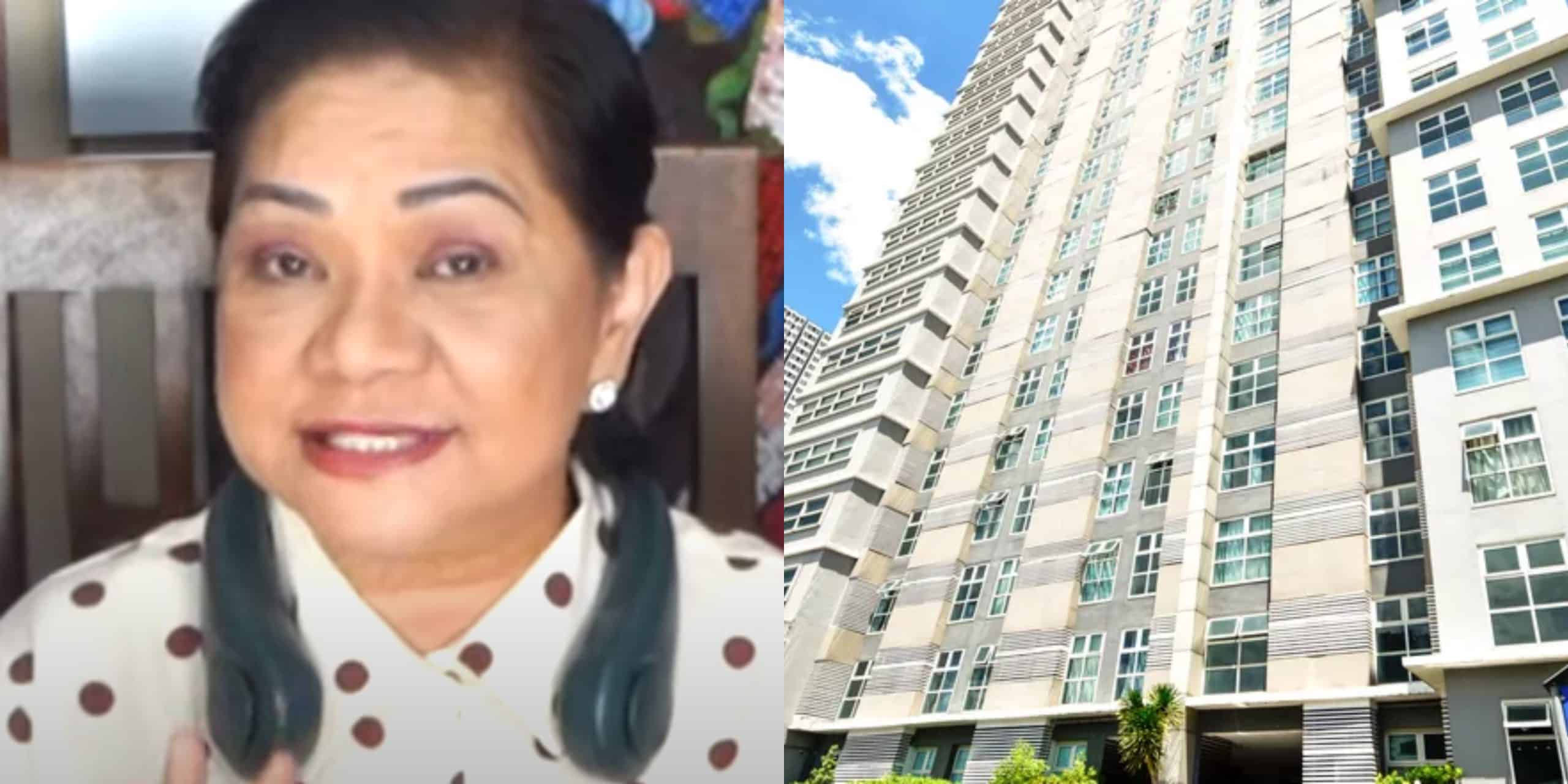 Cristy Fermin removes all her belongings in the condo she received from