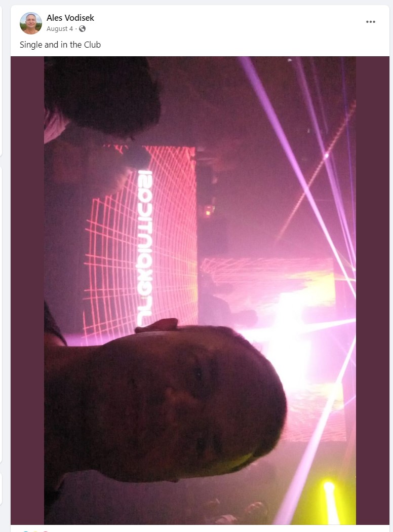 Ales Vodisek confirms that he is single, a year after his issue with