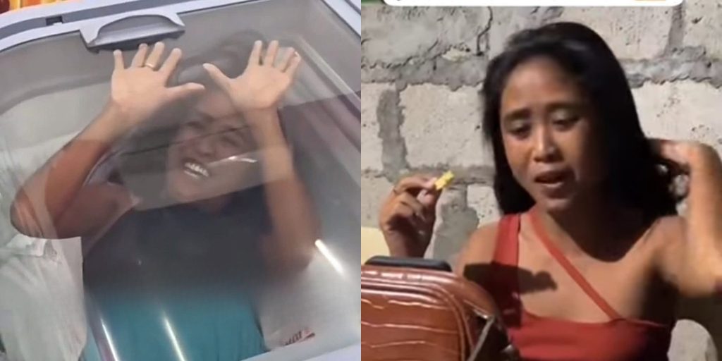 Babae na pumasok sa freezer ng alfamart, nagbigay ng mensahe sa publiko